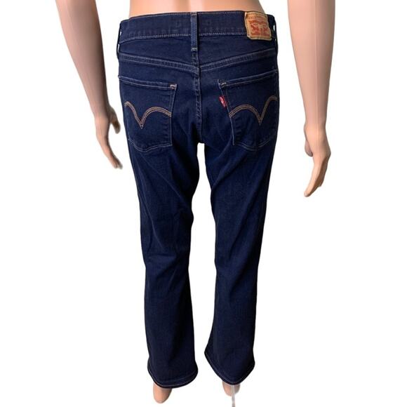 Levi Jeans Sz 29 Bootcut Curvy Red Tab Dark Wash Western Coastal Cowgirl Ranch - Picture 3 of 5